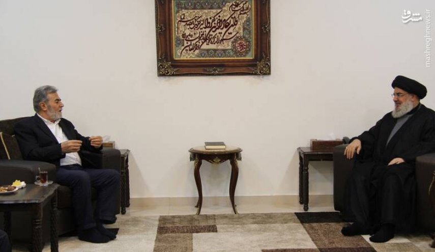 وفد من حركة الجهاد برئاسة النخالة يلتقي السيد نصر الله