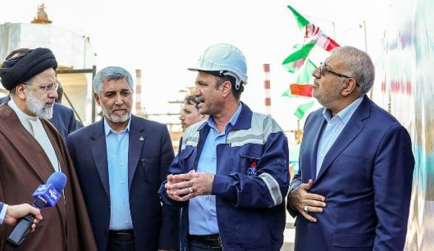 بخش اول فاز ۲ پالایشگاه آبادان توسط رئیس جمهور به بهره برداری رسید