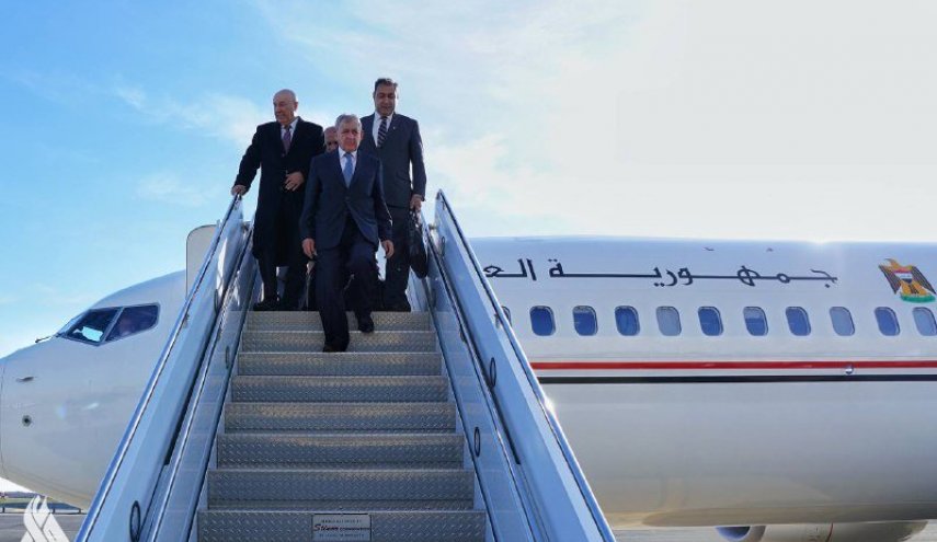 الرئيس العراقي يصل الى الولايات المتحدة