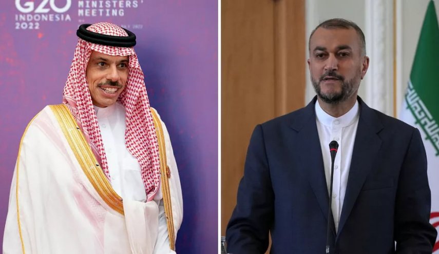 وزيرا الخارجية الايراني والسعودي يبحثان آخر تطورات الاتفاق الثنائي