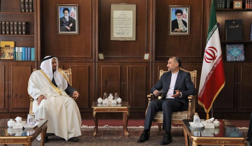 امير عبداللهيان يستقبل مساعد وزير الخارجية القطري