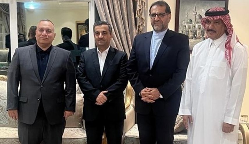 لقاء سفراء ايران والسعودية والعراق وسوريا في مسقط