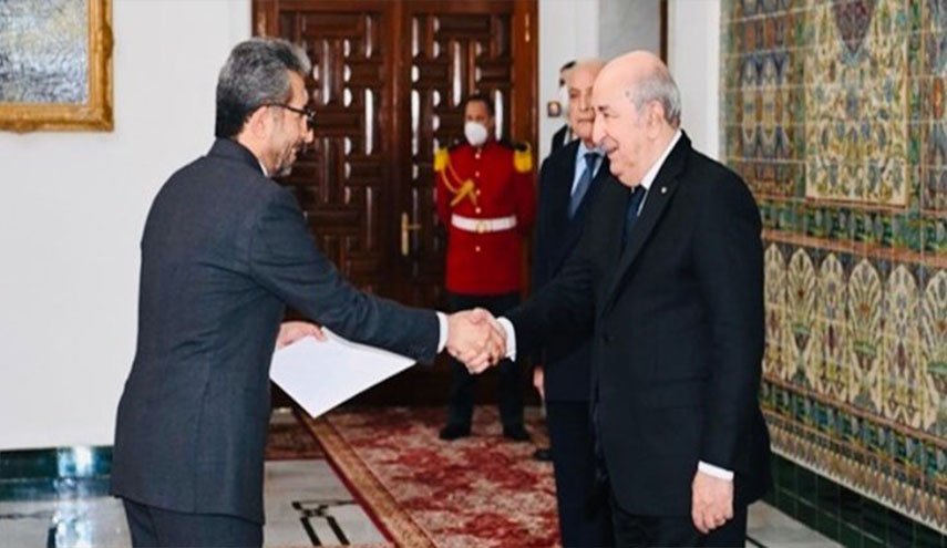 السفير الايراني الجديد لدى الجزائر يقدم اوراق اعتماده للرئيس تبون
