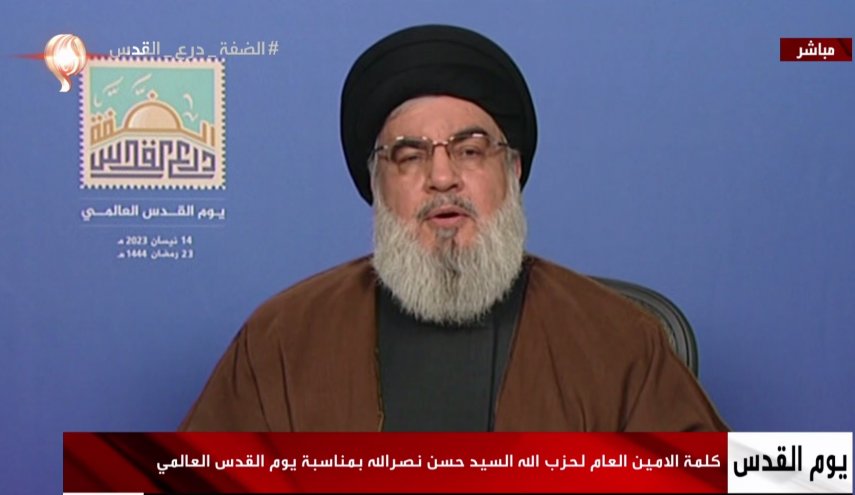 السيد نصر الله يحذر اسرائيل من أي عمل أحمق قد يجر المنطقة إلى حرب كبرى
