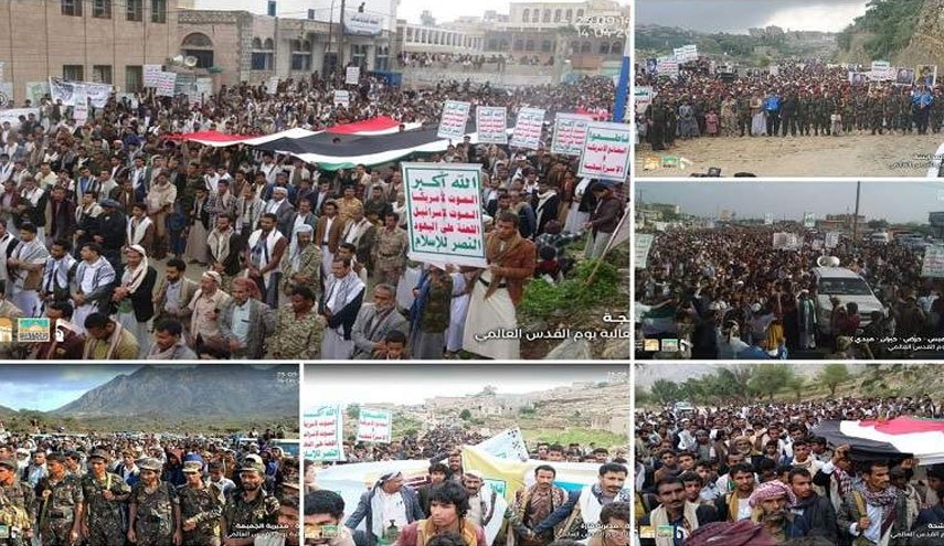 اليمن.. حجة تحيي بمسيرة جماهيرية يوم القدس العالمي
