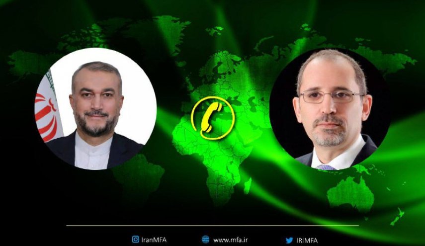 عبد اللهيان يؤكد للصفدي استعداد إيران لتعزيز علاقاتها وتعاونها مع الأردن