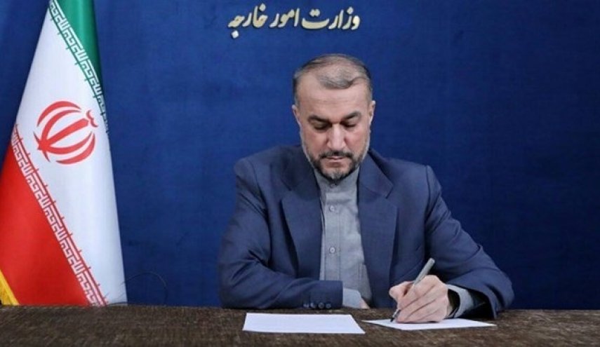 أمير عبداللهيان يهنئ نظرائه في الدول الاسلامية بمناسبة عيد الفطر المبارك