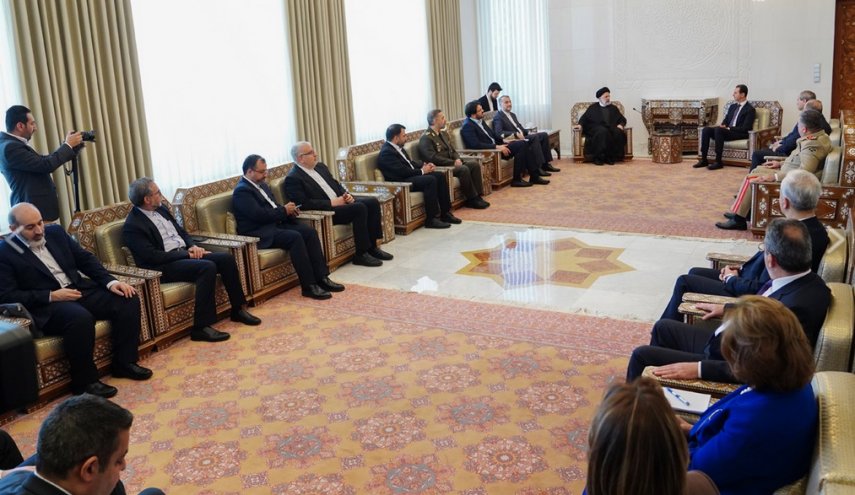 توقيع 15 وثيقة تعاون بين إيران وسوريا برعاية رئيسي والأسد