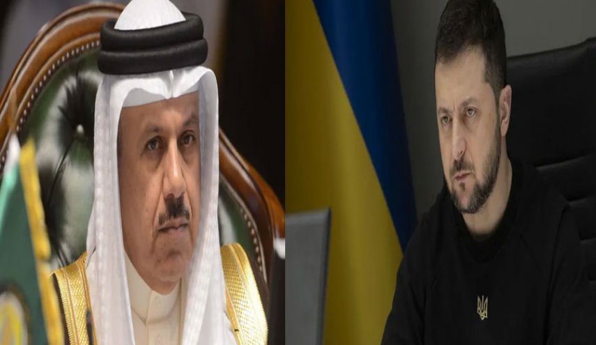 زيلينسكي يلتقي وزير خارجية البحرين