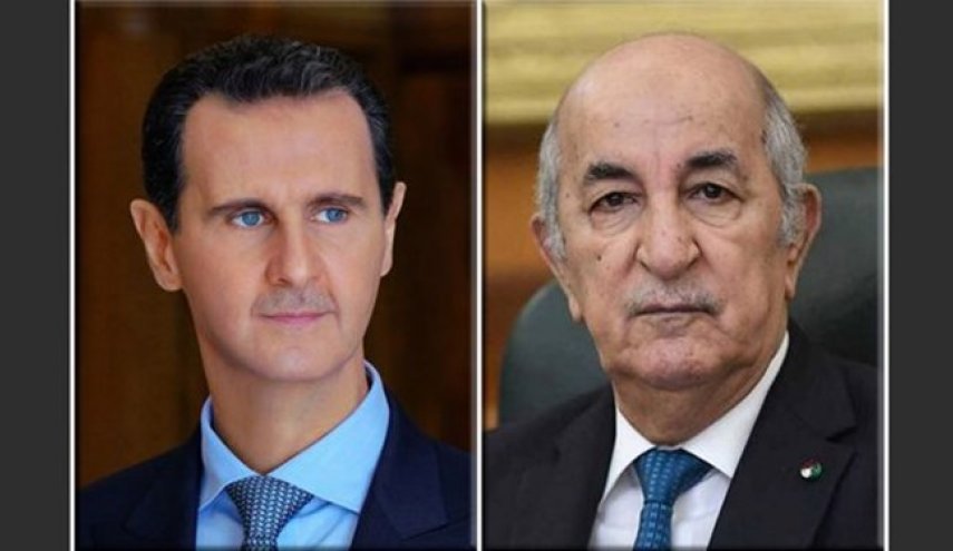 گفت‌وگوی تلفنی اسد و تبون