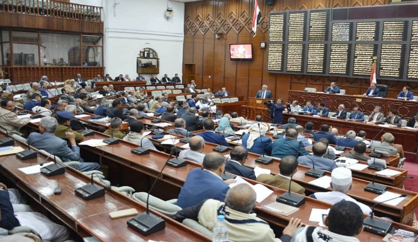 مجلس نواب اليمن يصدر بيانا بشأن جرائم الإحتلال بحق شعبي فلسطين وسوريا 