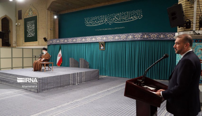 عبداللهيان : توجيهات قائد الثورة حددت مسار الجهاز الدبلوماسي في ايران