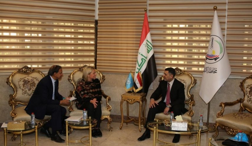 الممثلة الاممية الخاصة في شؤون العراق تزور البصرة 
