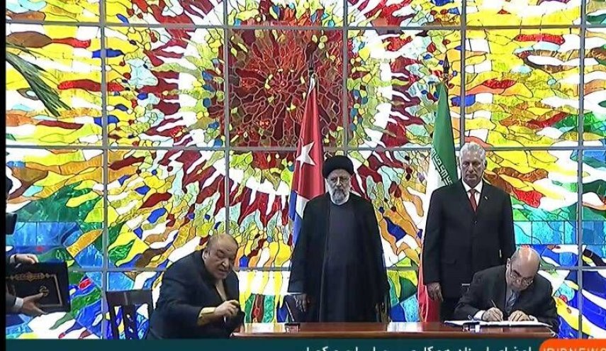ايران وكوبا توقعان على 6 وثائق للتعاون الثنائي