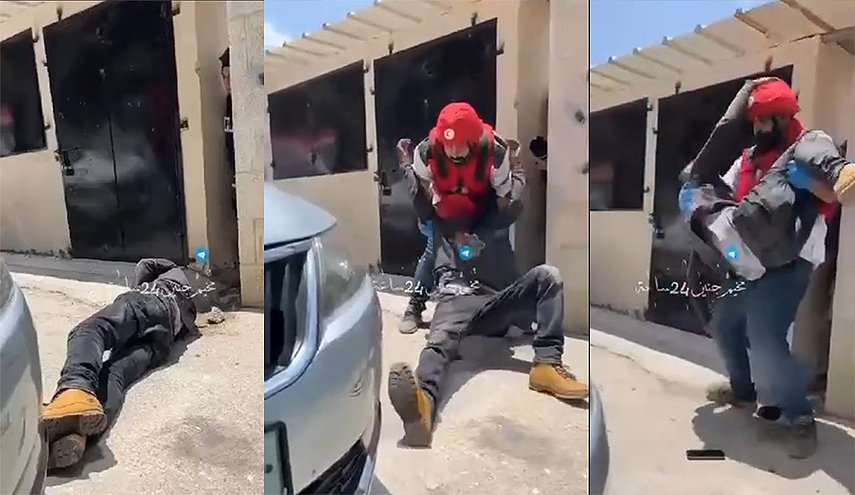 شاهد بالفيديو.. قوات الاحتلال تقنص شابا بعيار ناري في البطن في جنين