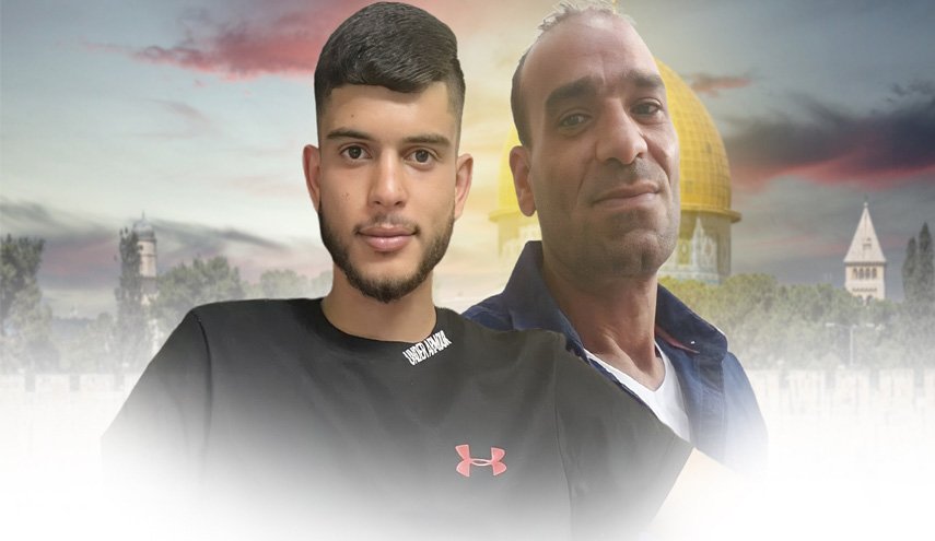 حماس تزف الشهيدين الزعول والجعص وتؤكد مواصلة النضال 
