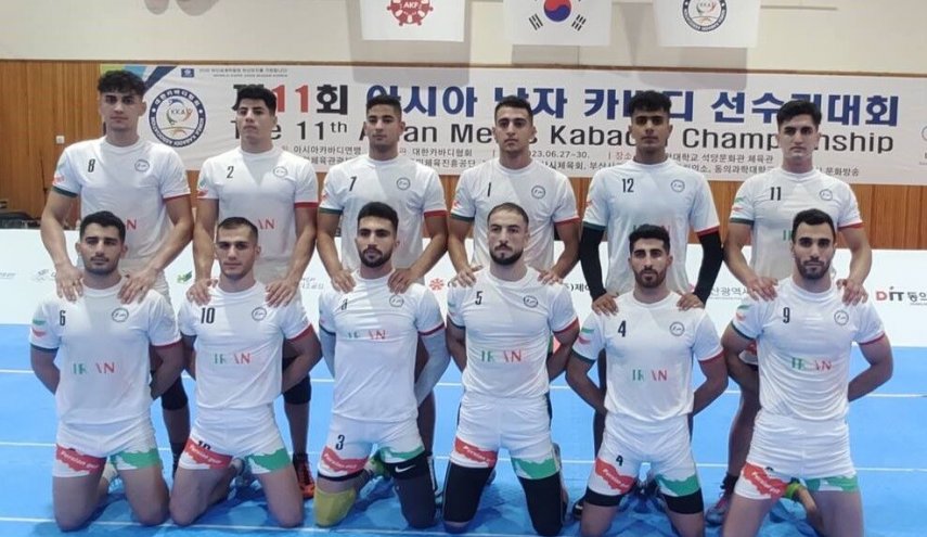 ميدالية فضية لايران في بطولة آسيا بلعبة الكبادي