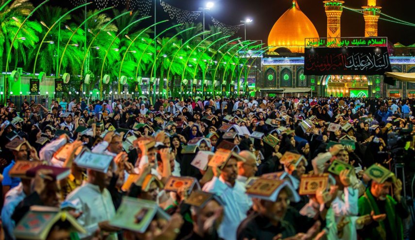 كربلاء المقدسة.. رفع المصاحف ليلة الاول من محرم الحرام