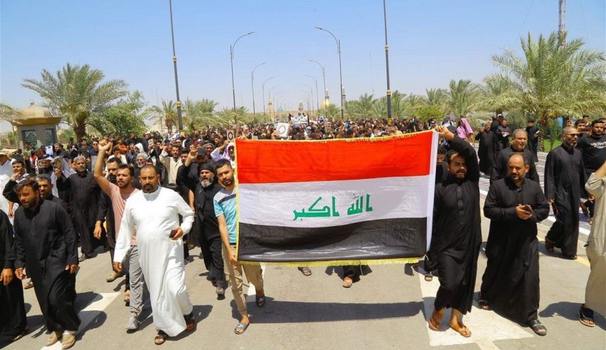 تظاهرات في الكوفة تنديدا بحرق القرآن
