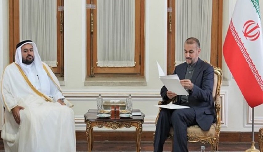 رسالة أمير قطر إلى رئيسي تسلم إلى أميرعبداللهيان