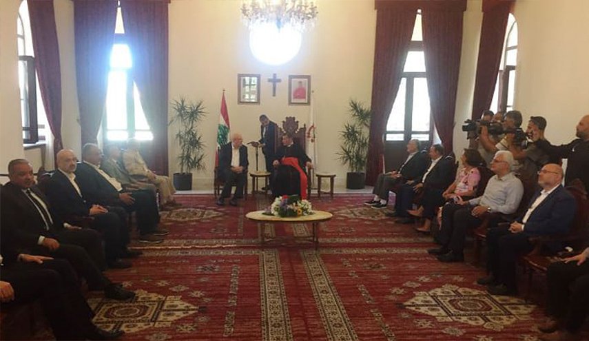 لقاء تشاوري في مقر البطريركية المارونية شمالي لبنان