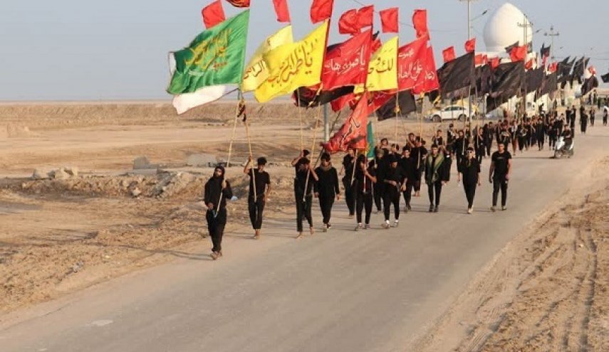 انطلاق مسيرة الأربعين المليونية من رأس البيشة جنوبي العراق
