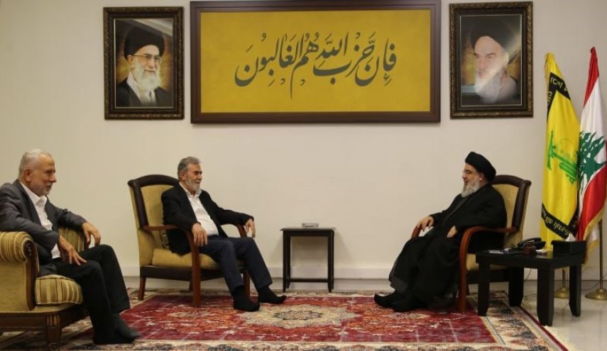 السيد نصرالله يستقبل زياد النخالة أمين عام 'الجهاد الإسلامي'