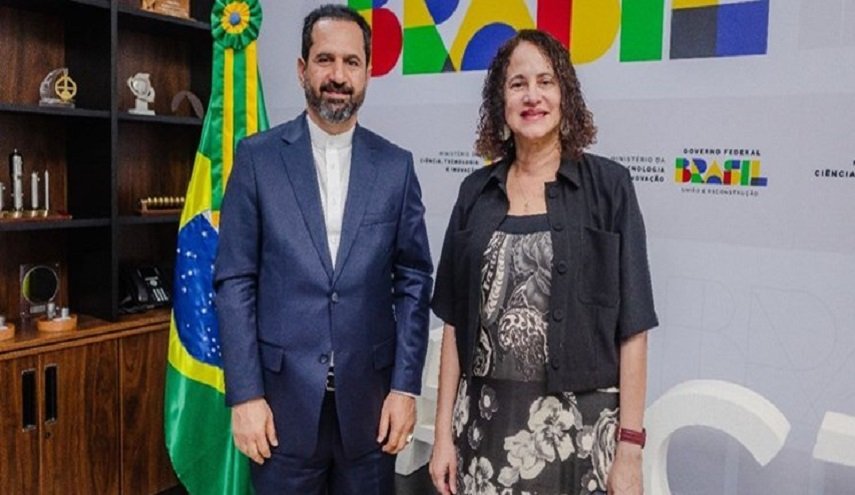 السفير الإيراني يبحث التعاون العلمي والتكنولوجي مع وزيرة العلوم البرازيلية