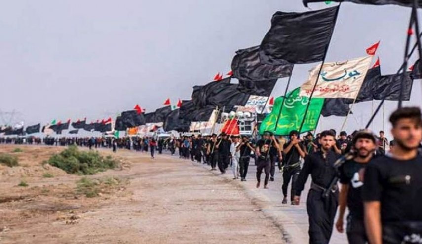 إقامة موكب نداء الأقصى في طريق المشاية ومسيرة الأربعين