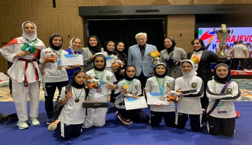 منتخب ناشئات ايران للتايكواندو يظفر بـ6 ميداليات ويتوج بطلا للعالم