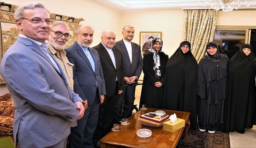 أميرعبداللهيان يلتقي عائلة الإمام موسى الصدر في لبنان