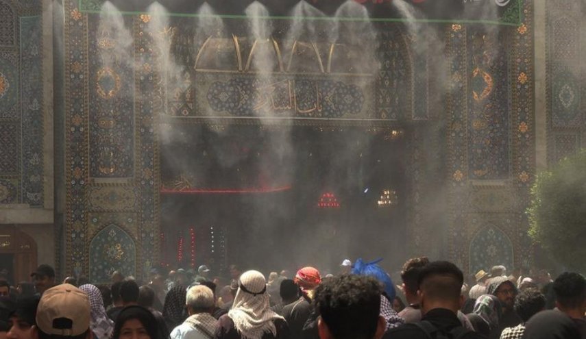 استخدام تقنيات خاصة لتقليل درجات الحرارة مع توافد زوار الاربعين للكربلاء