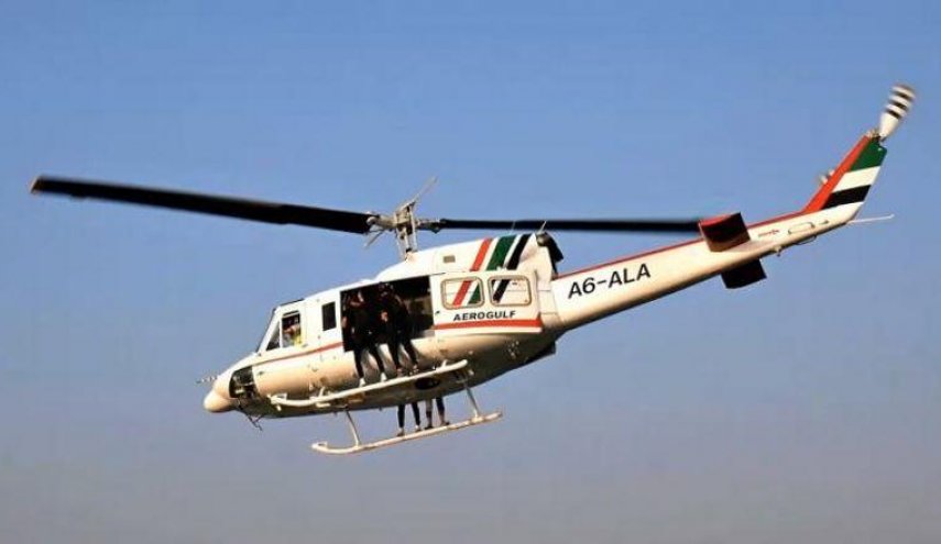 الإمارات تعلن سقوط طائرة عمودية في البحر 