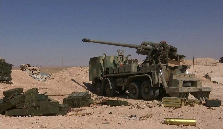 الجيش السوري يقصف مواقع الإرهابيين بإدلب 