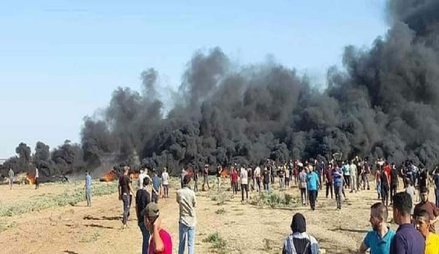 إصابة 31 فلسطينيا برصاص قوات الاحتلال شرق غزة

