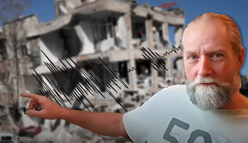 بخريطة وخط أحمر غامض.. عالم الزلازل الهولندي يثير الجدل+صور