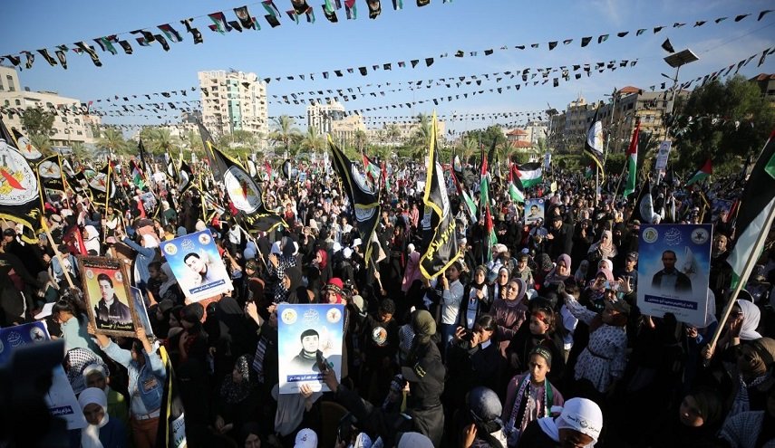 المشاركة الواسعة لمهرجان انطلاقة الجهاد تشكل استفتاء على خيار المقاومة
