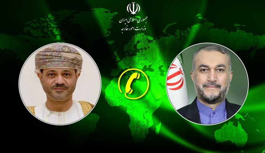 وزرای امور خارجه ایران و عمان با یکدیگر گفتگو کردند