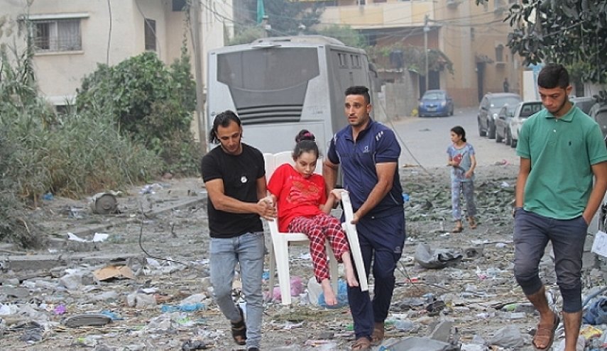 نزوح حوالي 250 ألف فلسطيني داخل غزة