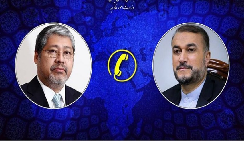 عبداللهيان ونظيره الفلبيني يبحثان جرائم الحرب الصهيونية في غزة