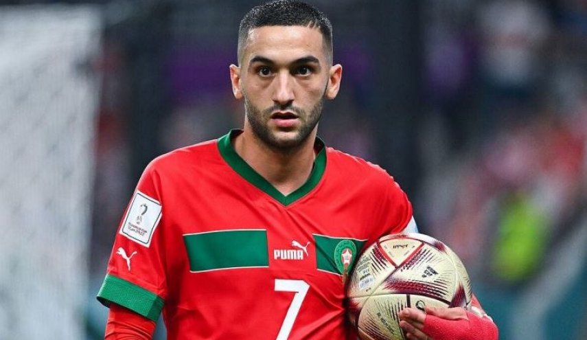 النجم الدولي المغربي حكيم زياش يعلن تضامنه من الفلسطينيين