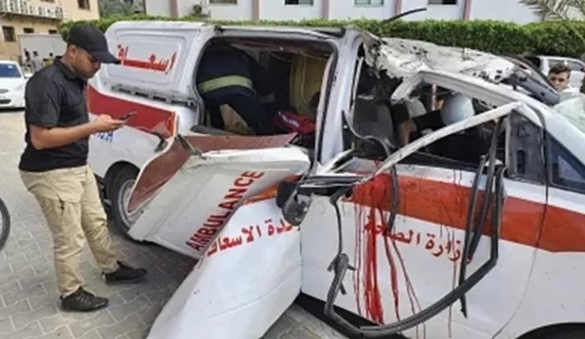 الاحتلال يواصل استهداف سيارات وطواقم الإسعاف في غزة 