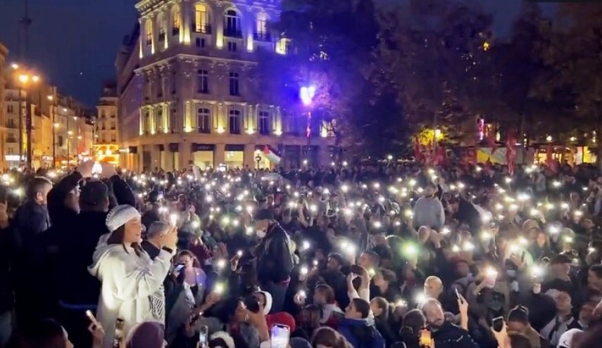 فرنسا.. آلاف المتظاهرين في باريس دعما للفلسطينيين