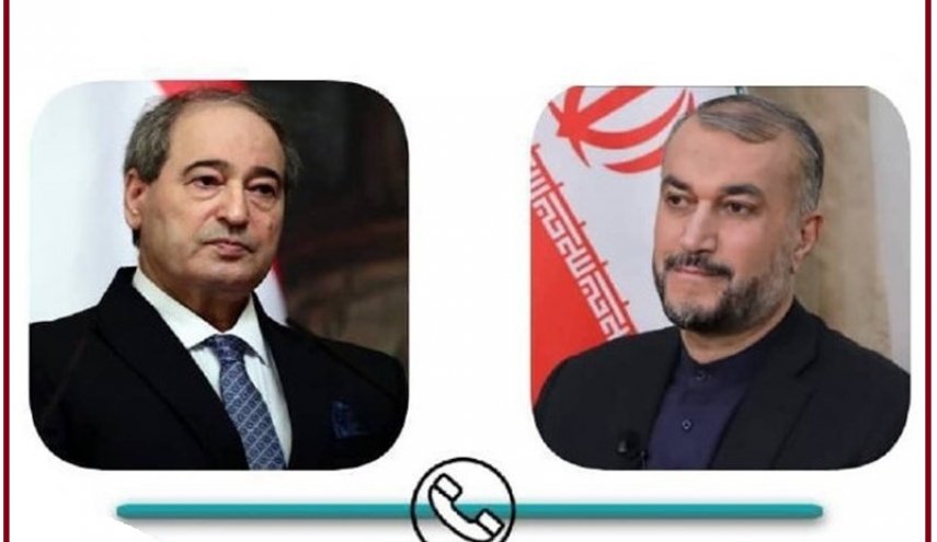 امير عبداللهيان يناقش مع نظيره السوري اخر التطورات في غزة