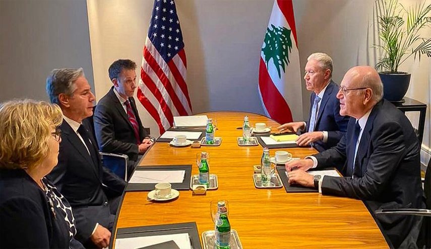 ميقاتي لبلينكن: يجب وقف العدوان الإسرائيلي على لبنان
