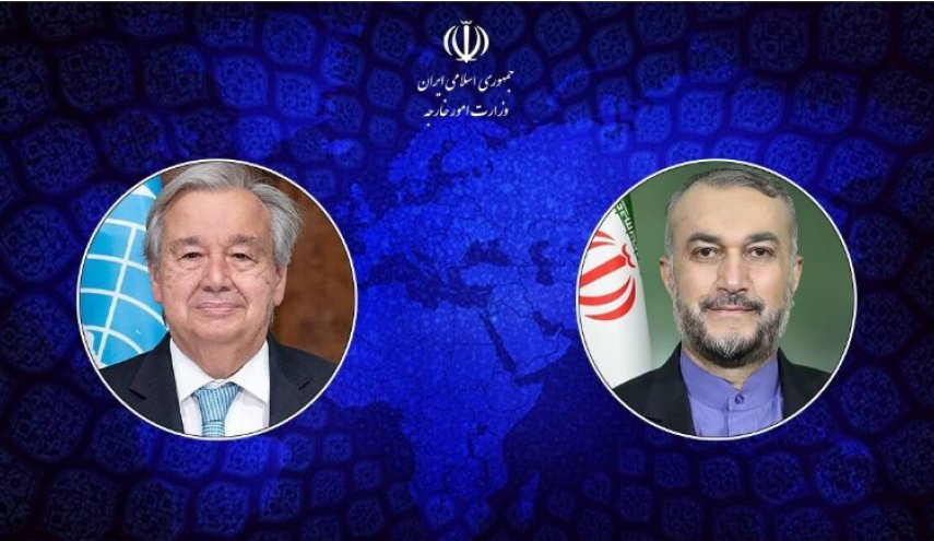 امير عبداللهيان يوجه ثاني رسالة الى غوتيريش حول التطورات في غزة