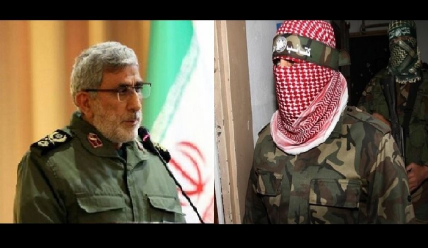 العميد قاآني يبعث برساله مهمة لقائد القسام محمد الضيف