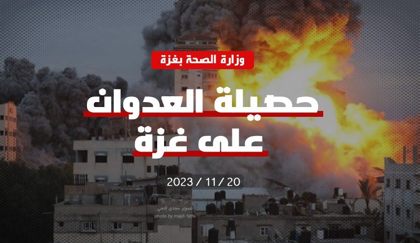 حصيلة العدوان على غزة