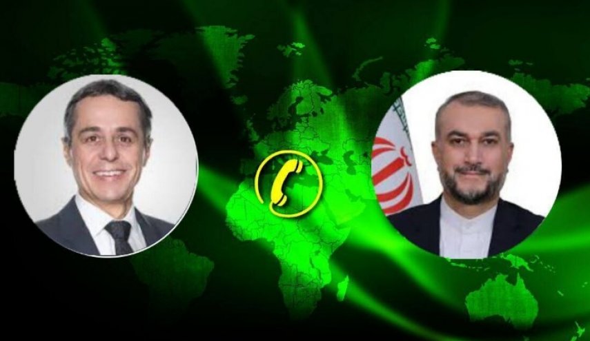 إيران وسويسرا تؤكدان على ان وقف إطلاق النار في غزة يحظى بإجماع دولي