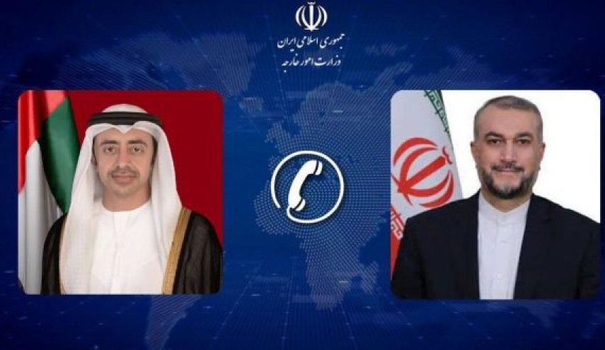 وزير الخارجية الايراني يهاتف نظيره الاماراتي والسبب ..